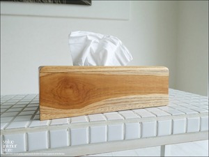 チーク無垢材 ソフトパックティッシュケース ティッシュボックス ティッシュカバー コンパクトティッシュケース 袋ティッシュ (ソフトティッシュのみ対応)