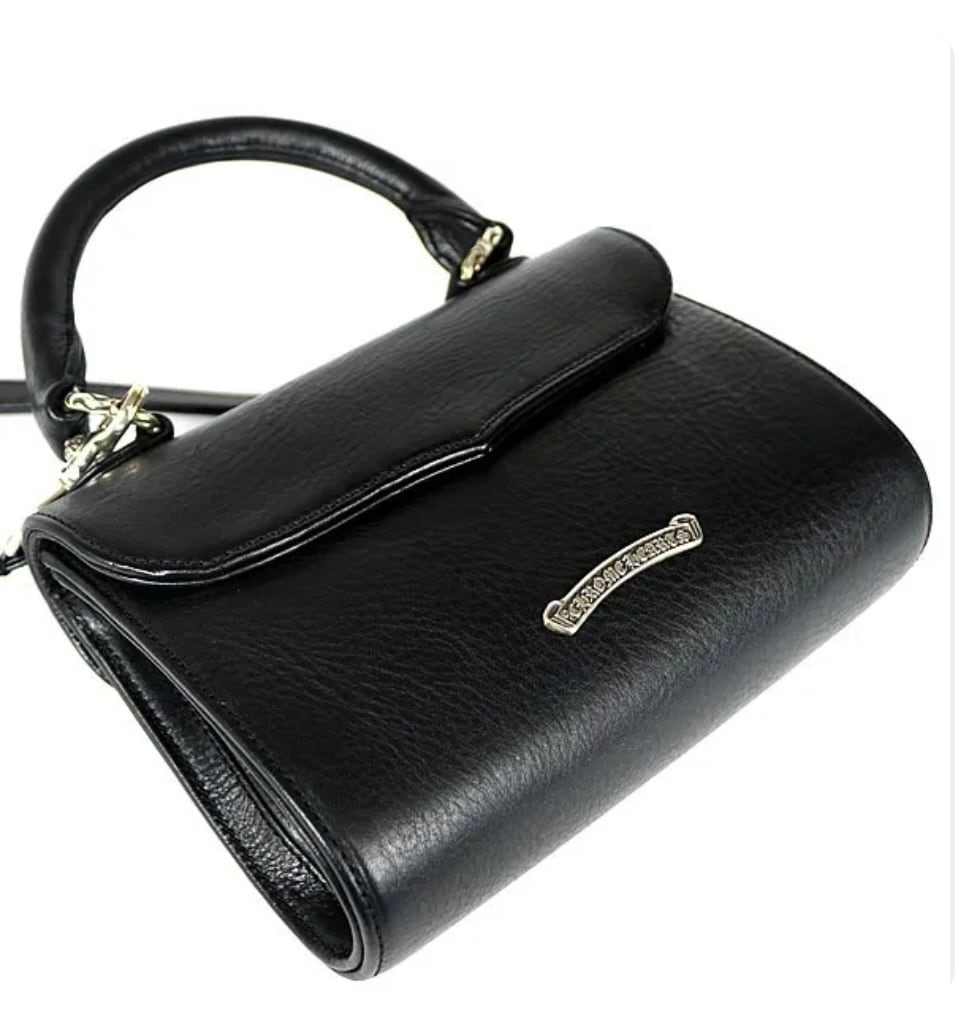 クロムハーツ DOC ADAMS ミニ 2WAYショルダーバッグ ブラック Chrome Hearts DOC ADAMS クロムハーツ ドックアダムス バッグ