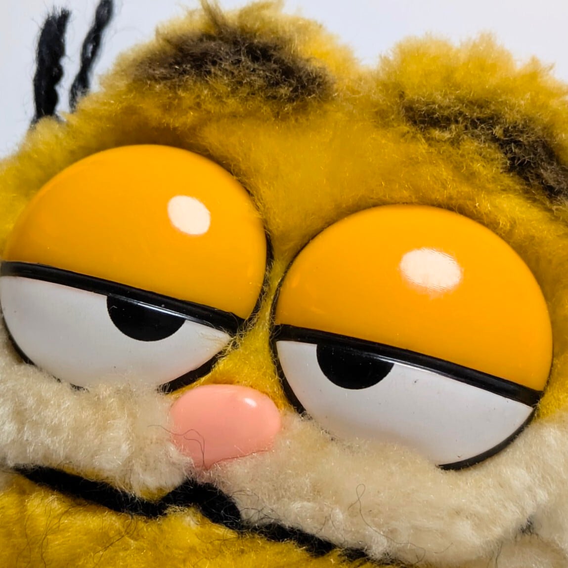 【平成レトロ】ガーフィールド おすわりぬいぐるみ ☆ VINTAGE 1980年代初期 ☆【 Garfield ( ガーフィールド