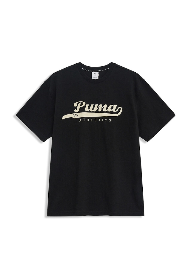 [OPEN YY] PUMA x OPEN YY GRAPHIC TEE, BLACK 正規品 韓国ブランド 韓国通販 韓国代行 韓国ファッション オープン ワイワイ 日本 店舗