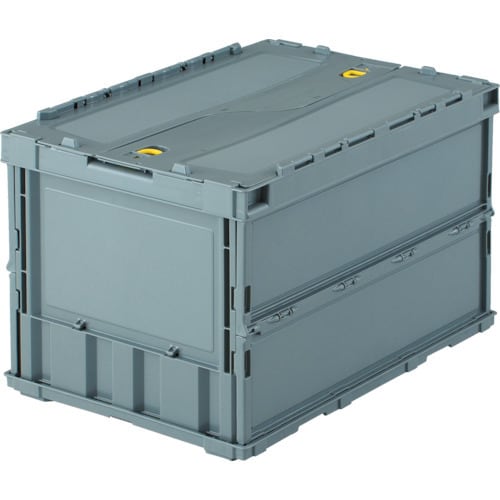 Thin type-Foldable Container 薄型折りたたみコンテナ 50Lロックフタ