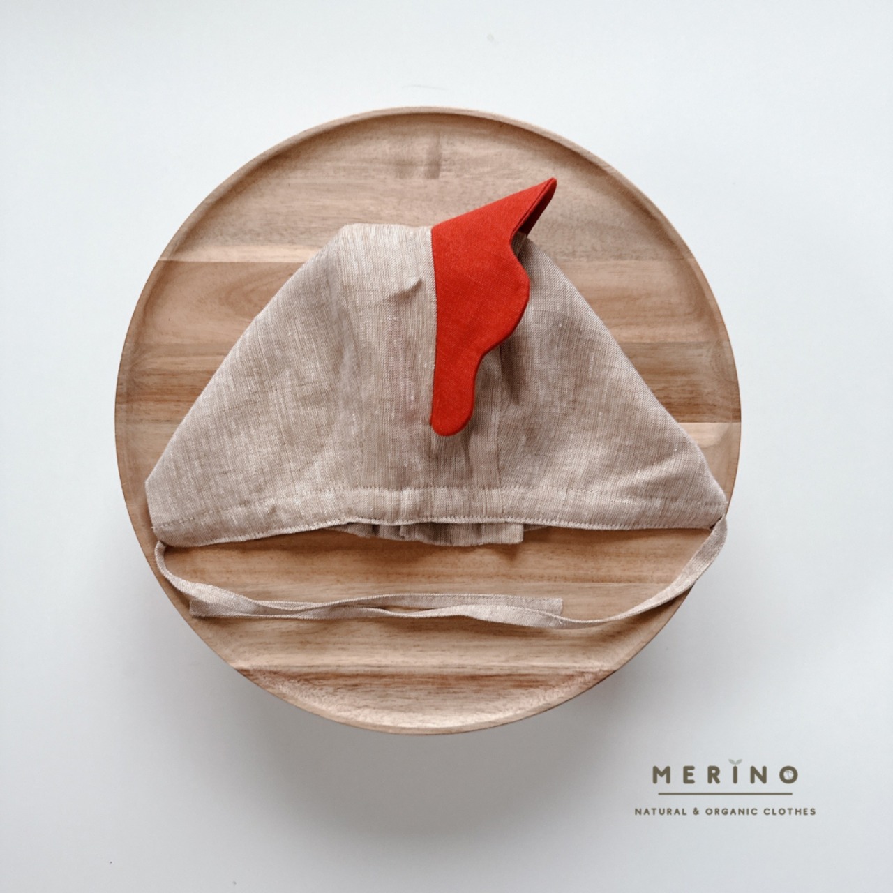 【即納】SHÓMKA / LINEN CHICKEN BONNET 49CM