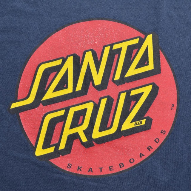 SANTA CRUZ / サンタクルーズ 90s～ NHSタグ USA製 ロゴ半袖Tシャツ 