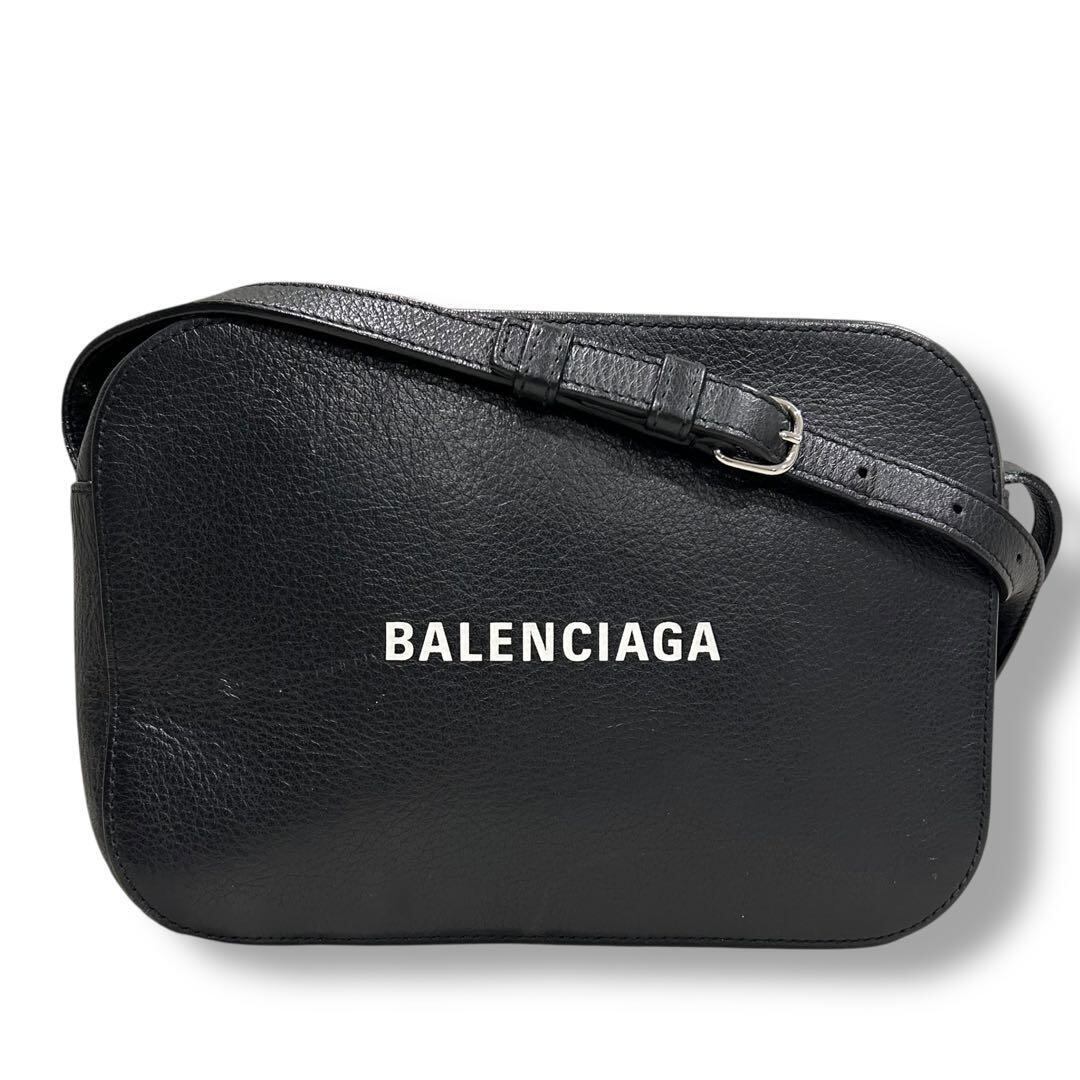 極美品 BALENCIAGA バレンシアガ カメラバッグ ショルダー ブラック
