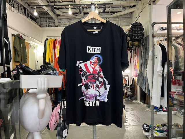 KITH × ROCKY IV VINTAGE TEE BLACK SMALL 63321