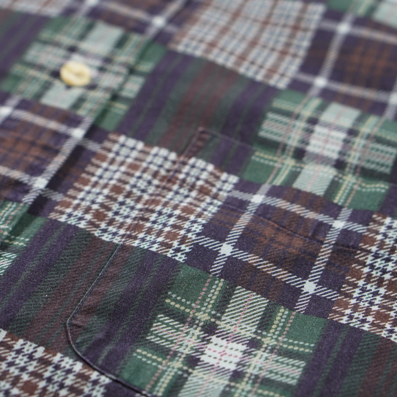 90s DOCKERS plaid shirt M相当 古着 - 6