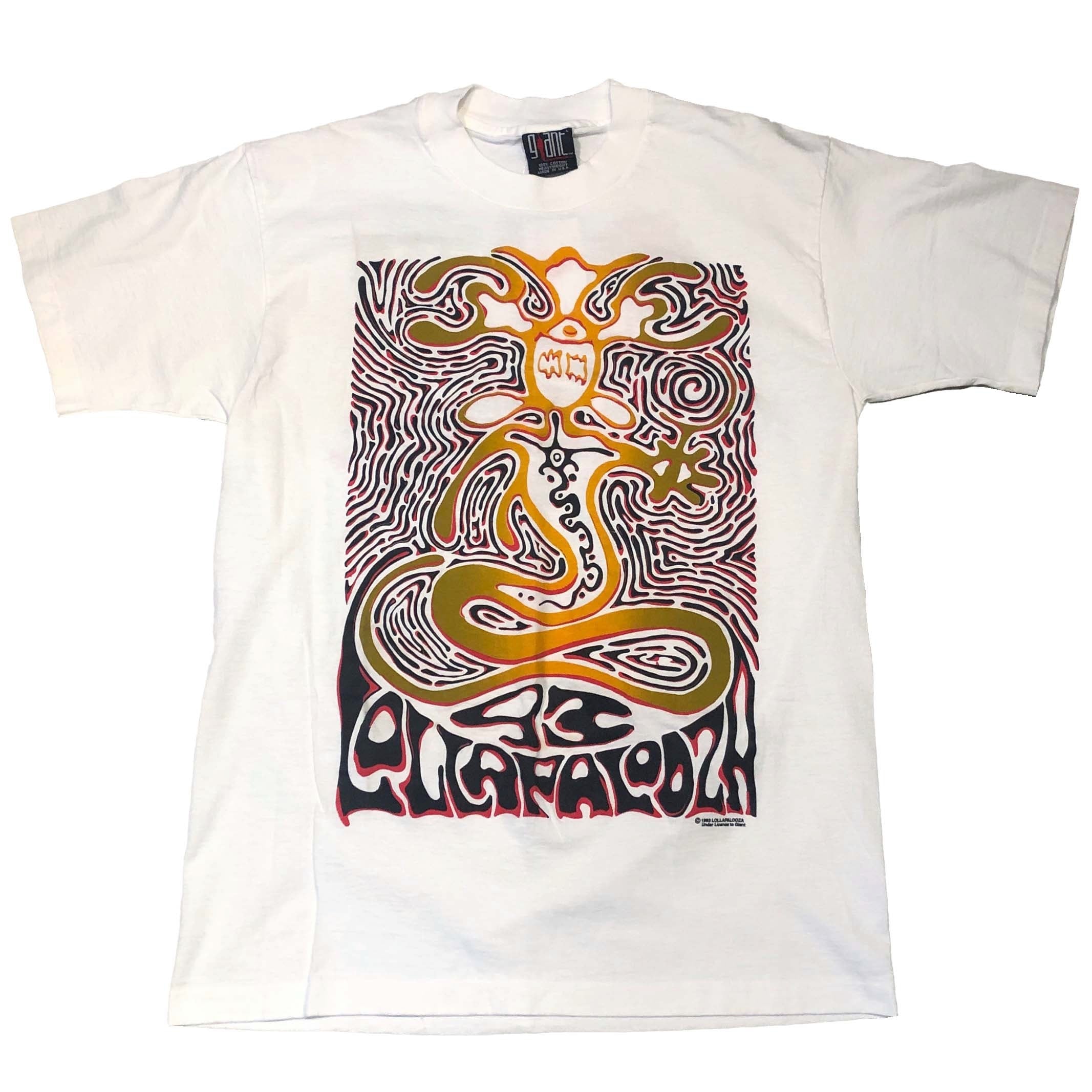 デッドストック 90s 1993 LOLLAPALOOZA Tシャツ【Ｌ】シングルステッチ ...