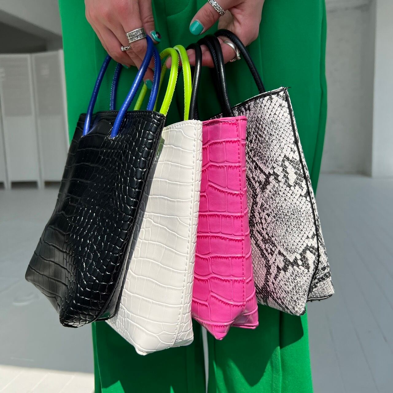 bi-color 2way color mini bag_LN01139