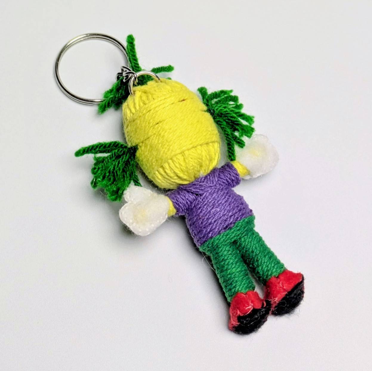 【 The Simpsons / ザ シンプソンズ / クラスティ・ザ・クラウン 】 Voodoo doll KeyHolder / ブードゥー人形 / 身代わり人形 /お守り人形 〚アメリカン雑貨 アメトイ〛