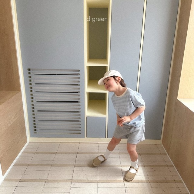 【即納】digreen25su_Sky Half-T