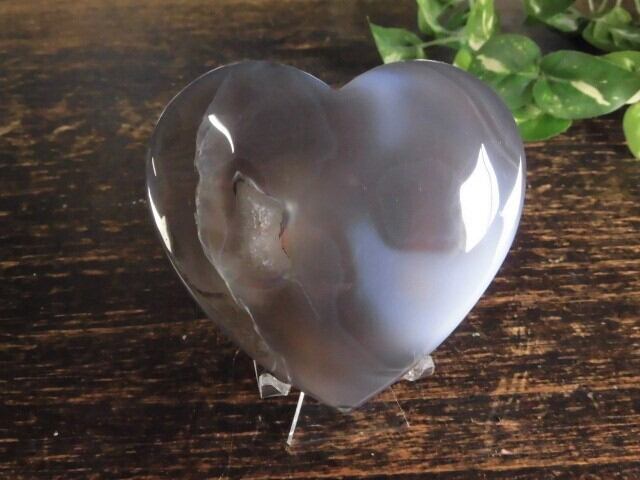 【瑪瑙カービング】　ハート瑪瑙　no.1