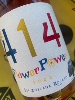 トスカーナ・ロザート フラワー・パワー　2024　ポデーレ414　ロゼワイン