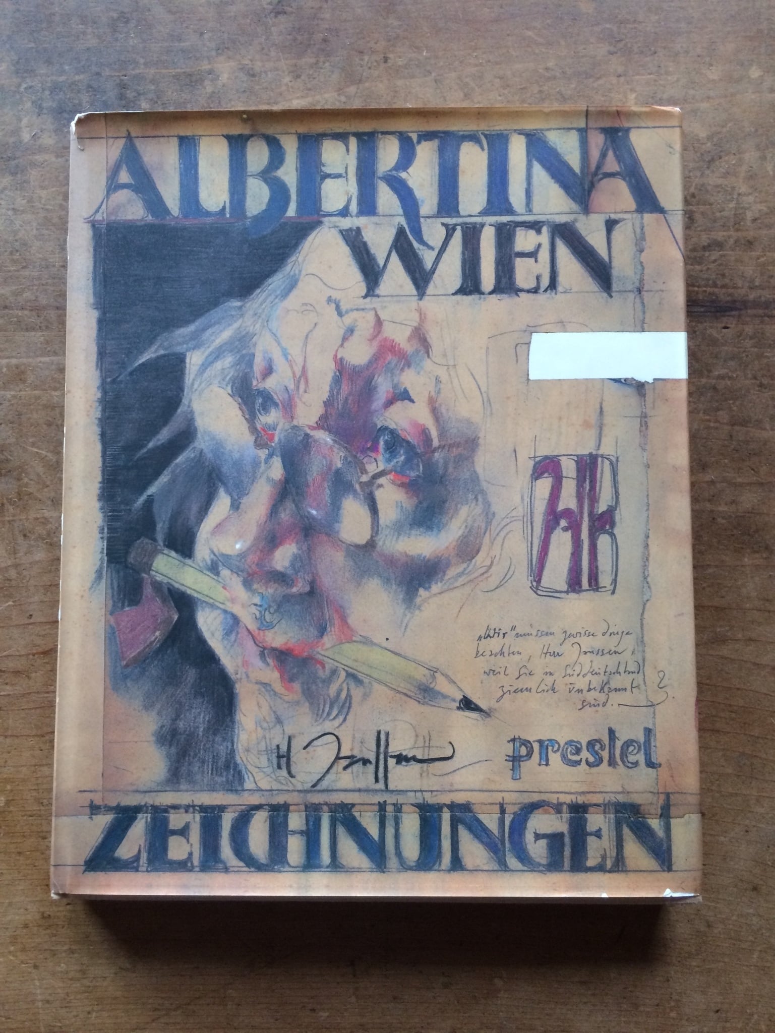 【絶版洋古書　エッチング入り】ホルスト・ヤンセン　Horst Janssen : Zeinchnungen prestel [209134089]