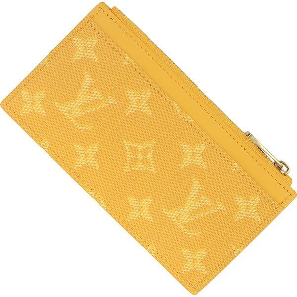 Louis Vuitton カードケース イエロー New LOUIS VUITTON ルイヴィトン コインカードホルダー モノグラム