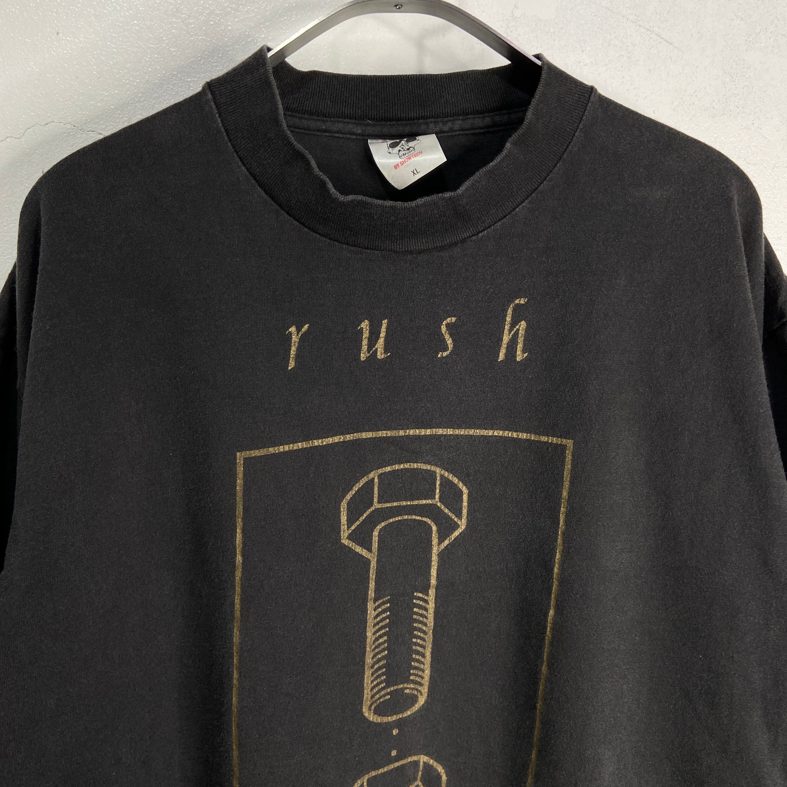 90s USA製 rush ラッシュ バンドTシャツ ツアーT ブラック XL | 古着屋 Uan
