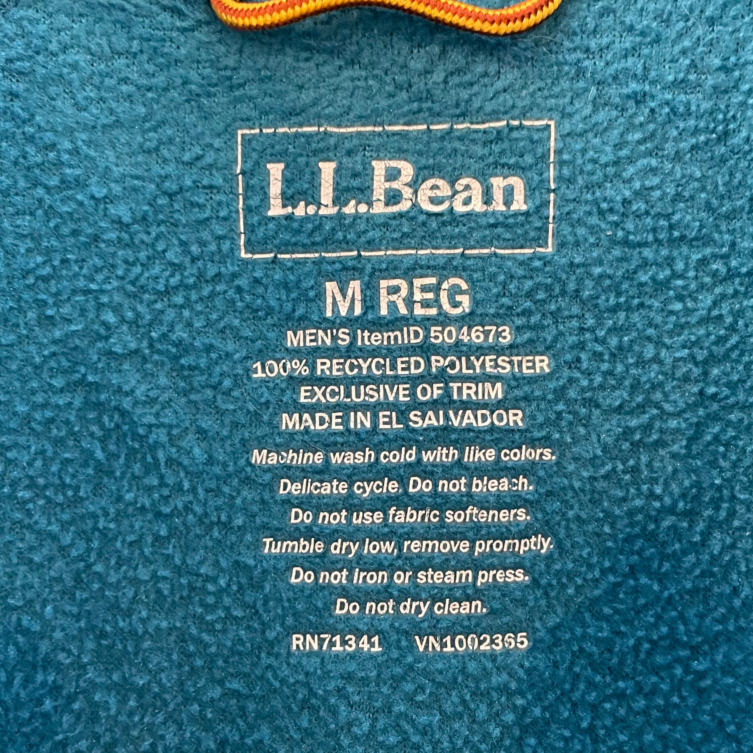 LLBEAN エルエルビーン ハーフジップ バイカラー アノラックパーカー