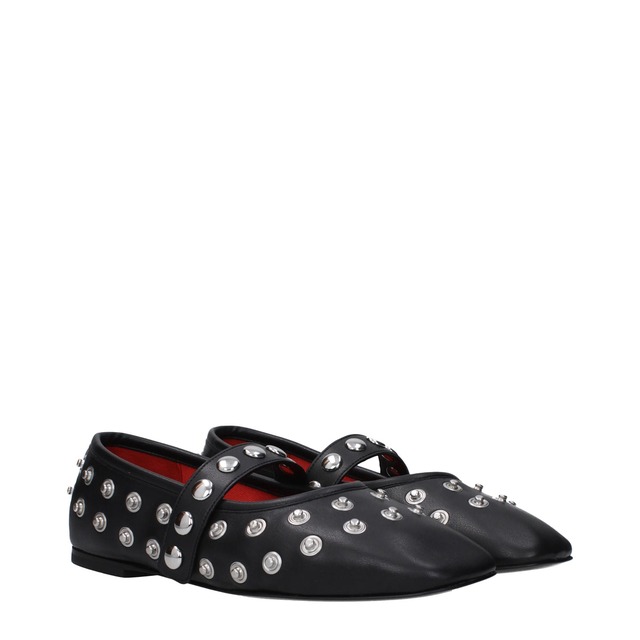 【新品】STELLA MCCARTNEY ステラマッカートニー レディース バレエシューズ フェイクレザー ブラック 810473W1IL01000