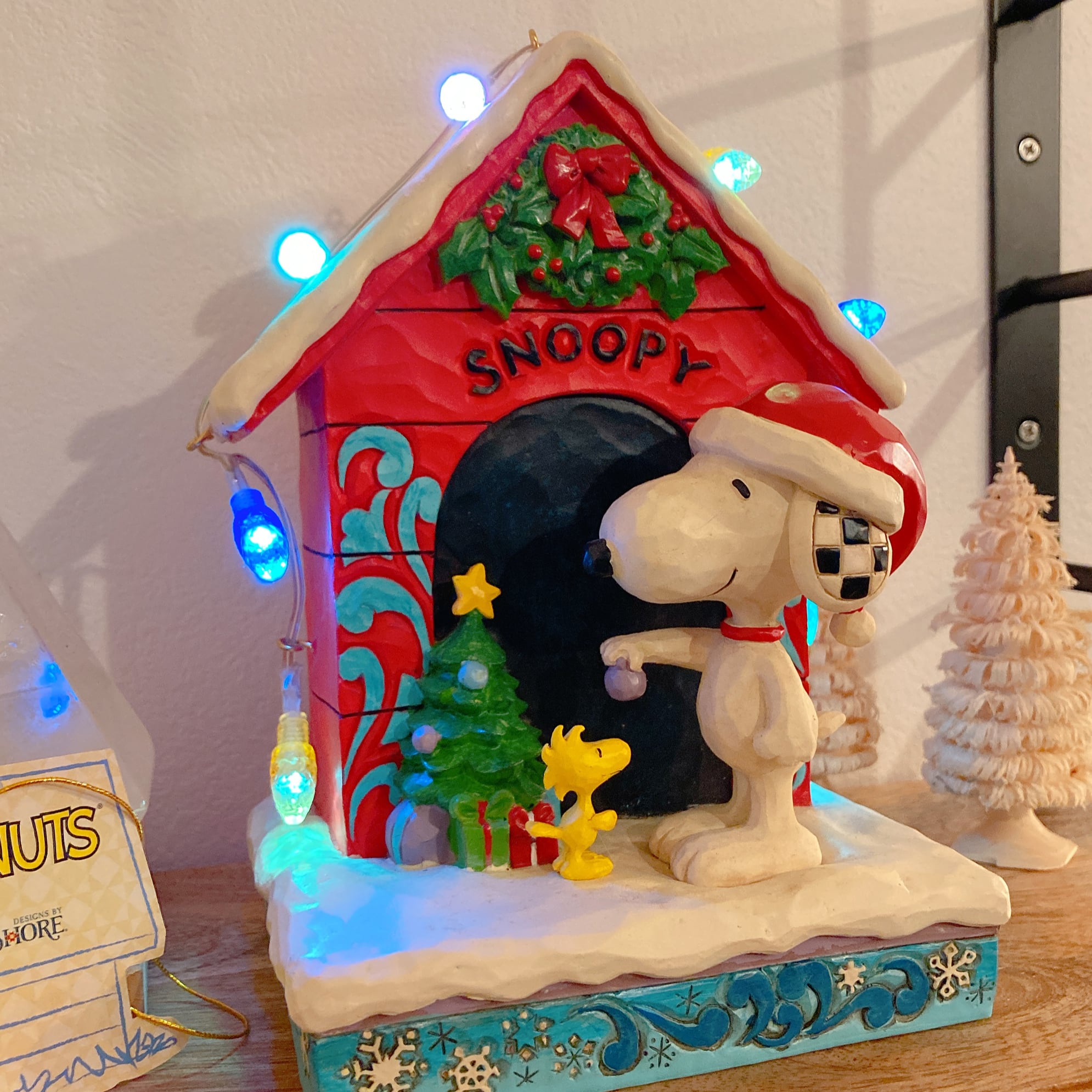 JIM SHORE PEANUTS スヌーピー Snoopy Merry and Bright 置き物