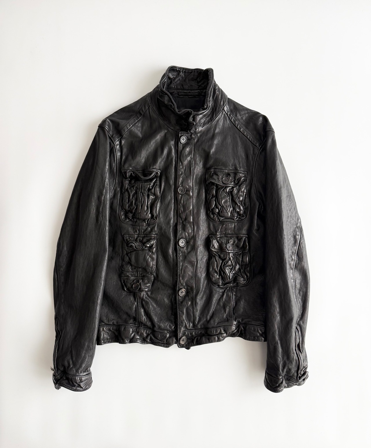 FW2005 NEIL BARRETT LEATHER JACKET