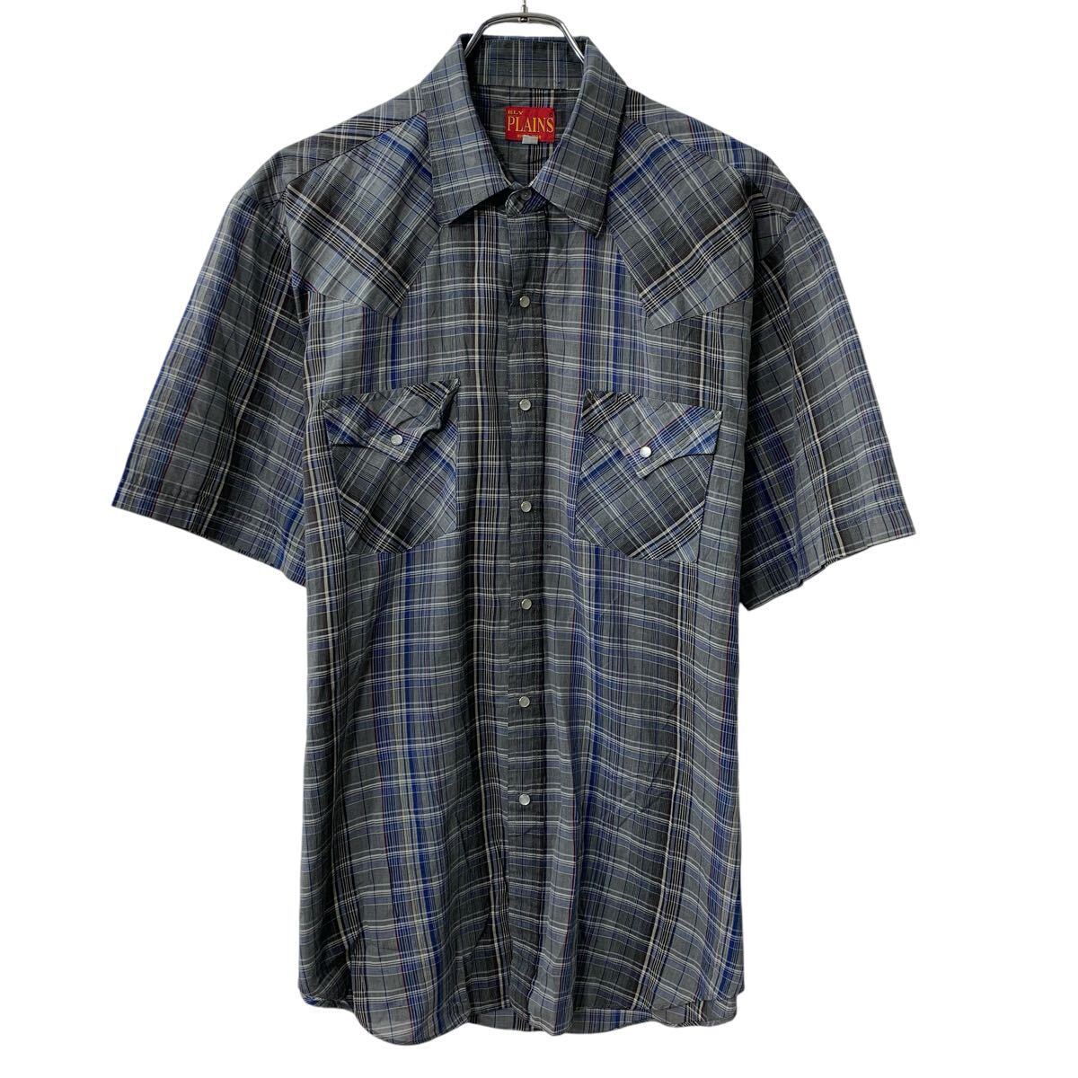 90s PERRY ELLIS Rayon×Polyester S/S Shirt / ペリーエリス 金タグ