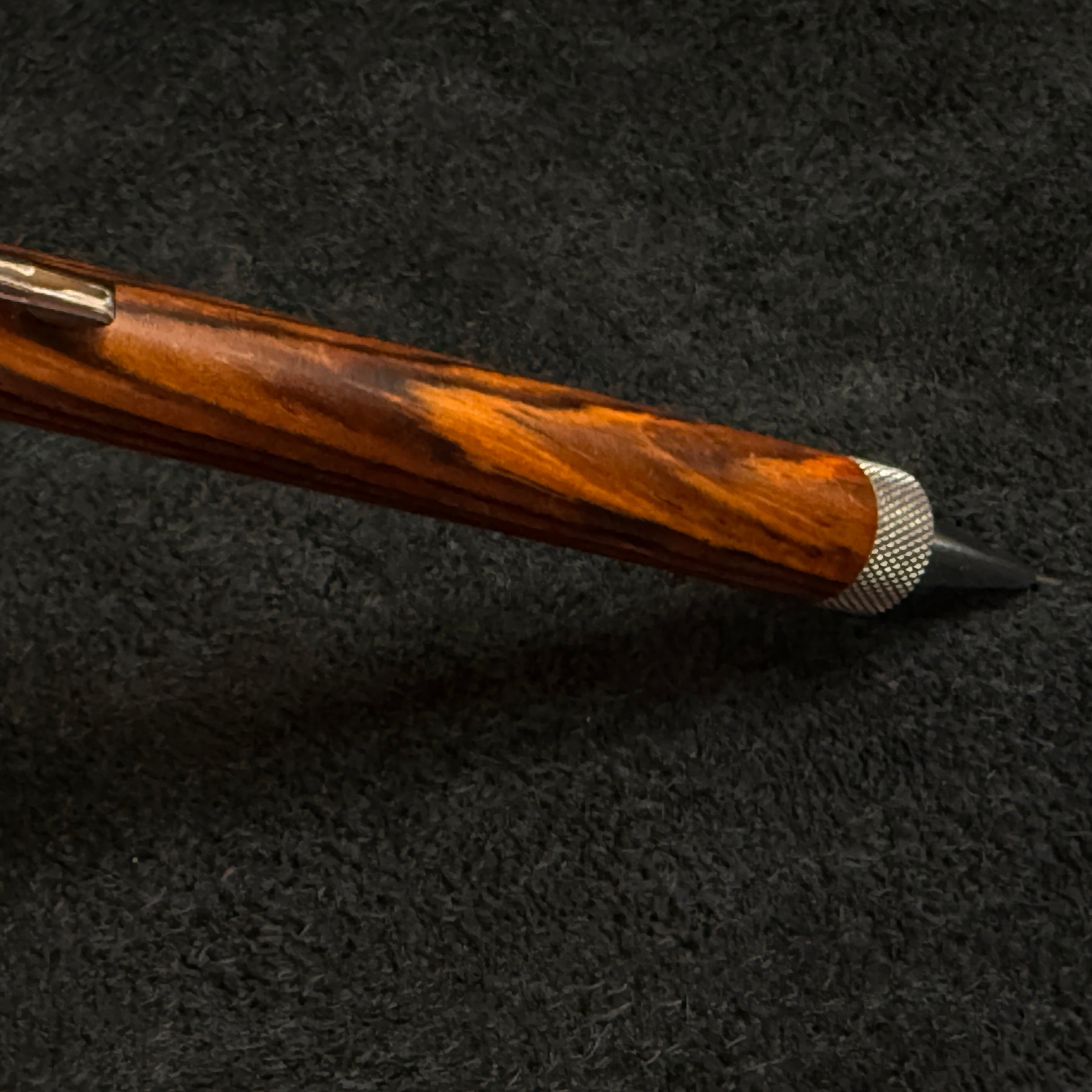 788ココボロ木製シャーペン 強低重心小Rローレット ステンレス | handwood