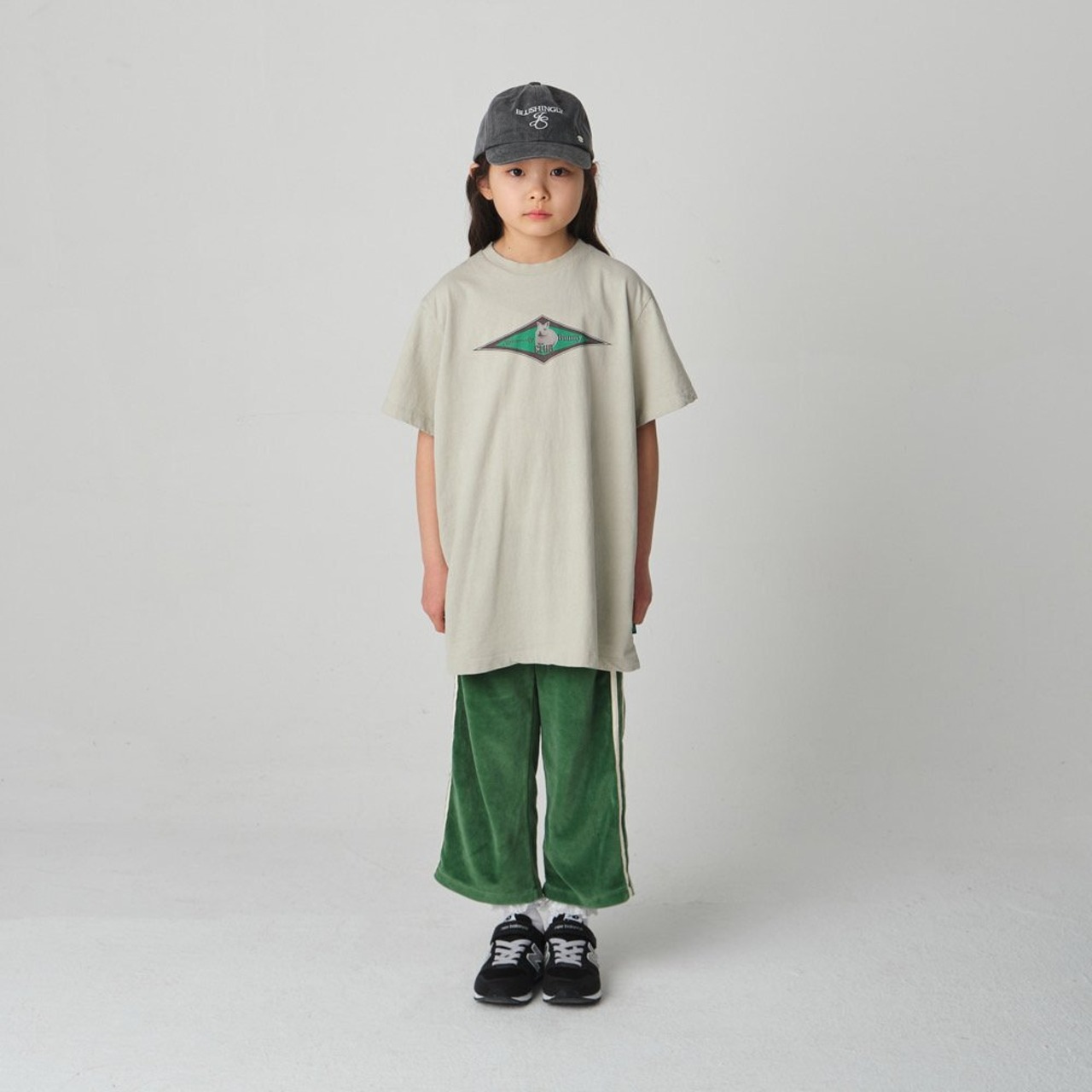 【jejeunosity】バニーTシャツワンピ ベージュ 80〜110cm - 5