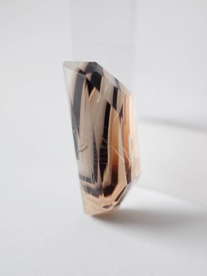 【Doublet】Rutilated Quartz x Striped Agate - 18