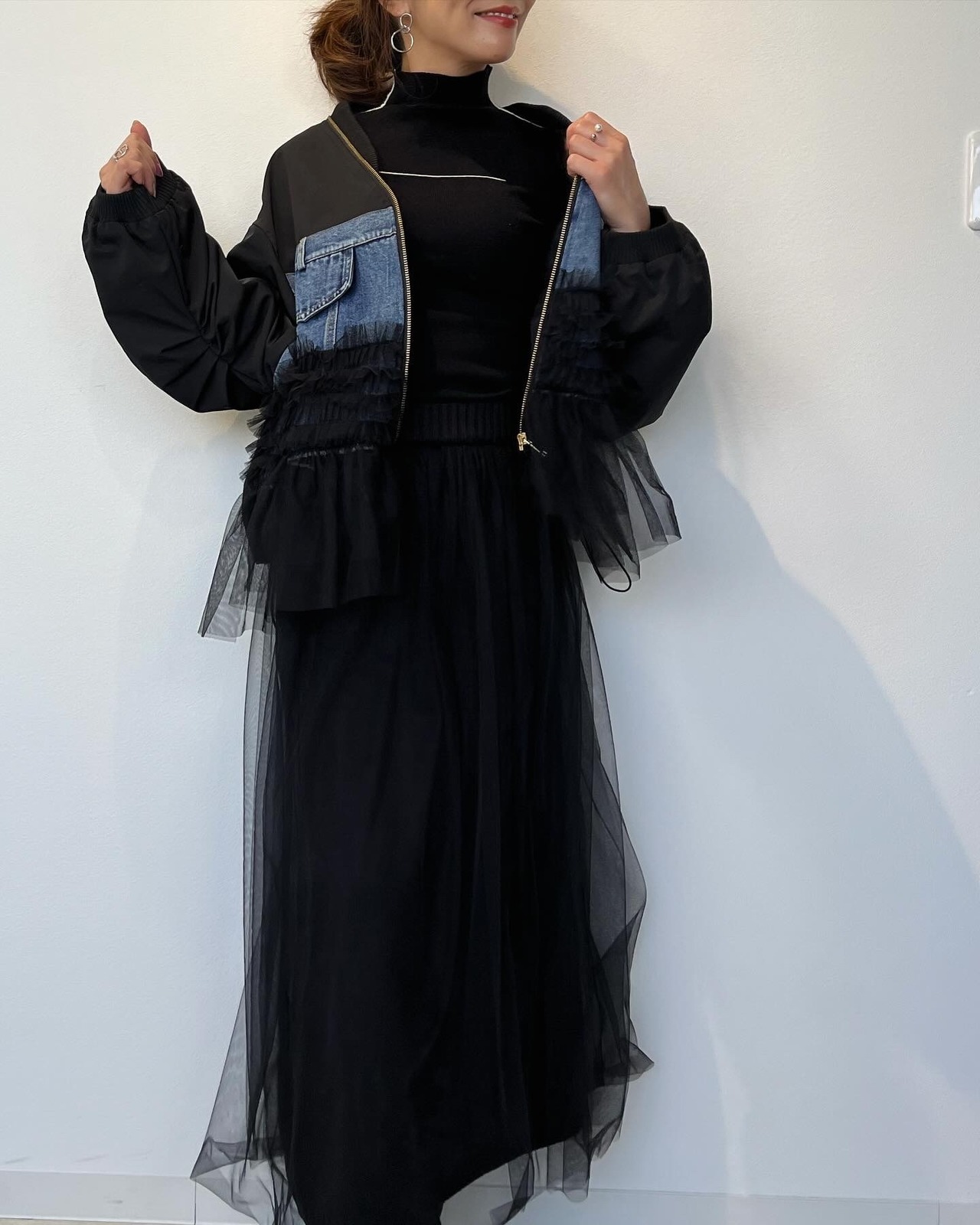 ミカーレミカーレ MICALLEMICALLE チュールドッキングMA-1