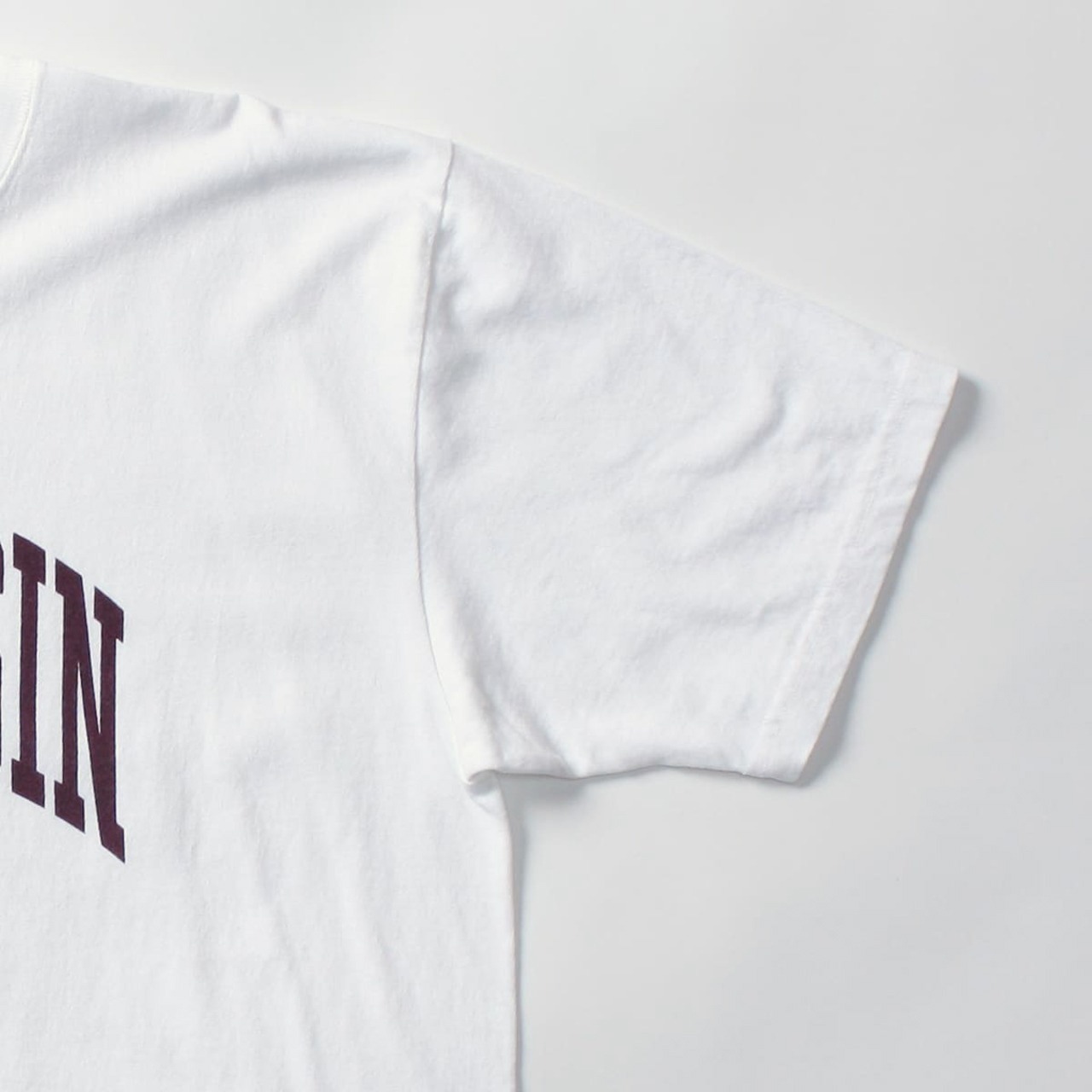 ［bibmilk］リラックスフィットTシャツ WISCONSIN レディス｜ホワイト