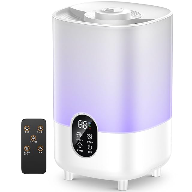 加湿器 大容量 9L 【2025新技術採用 6重除菌浄化&AI知能調湿】 加熱