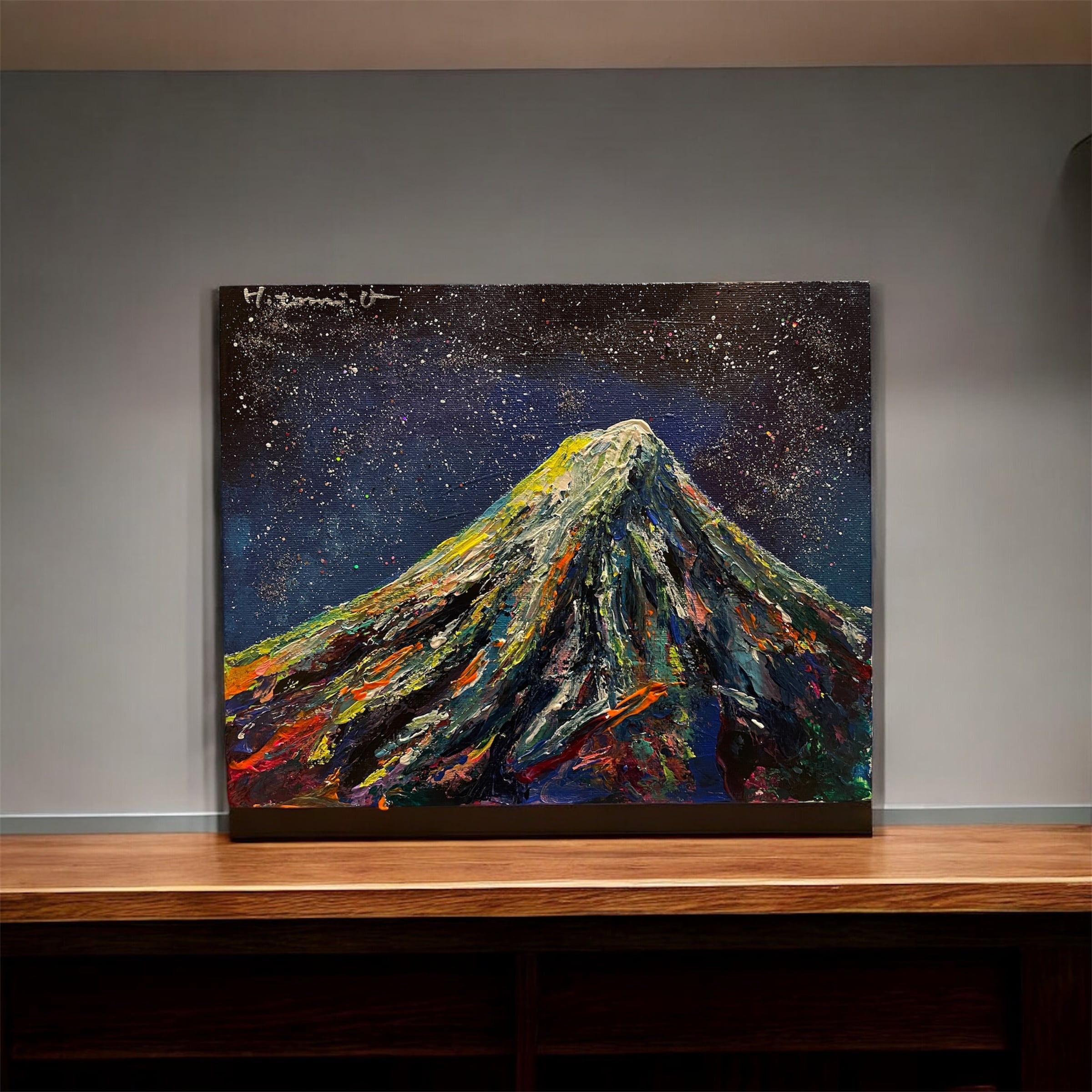 A-146/24】風景画 ハワイ 海 原画 絵画 キャンバス 真作 インテリア