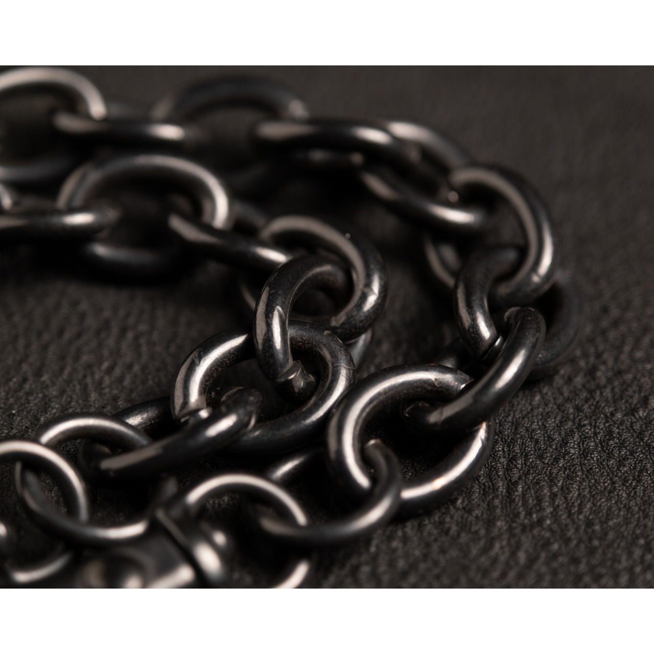 喜平Φ3.0 真鍮ウォレットチェーン(別注ブラックダール)