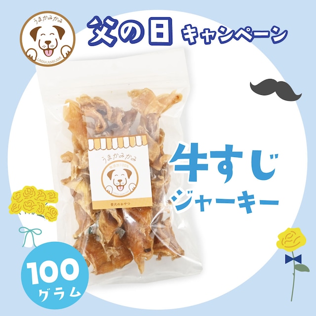 【父の日】牛すじジャーキー(国産)100g(27.1.31)