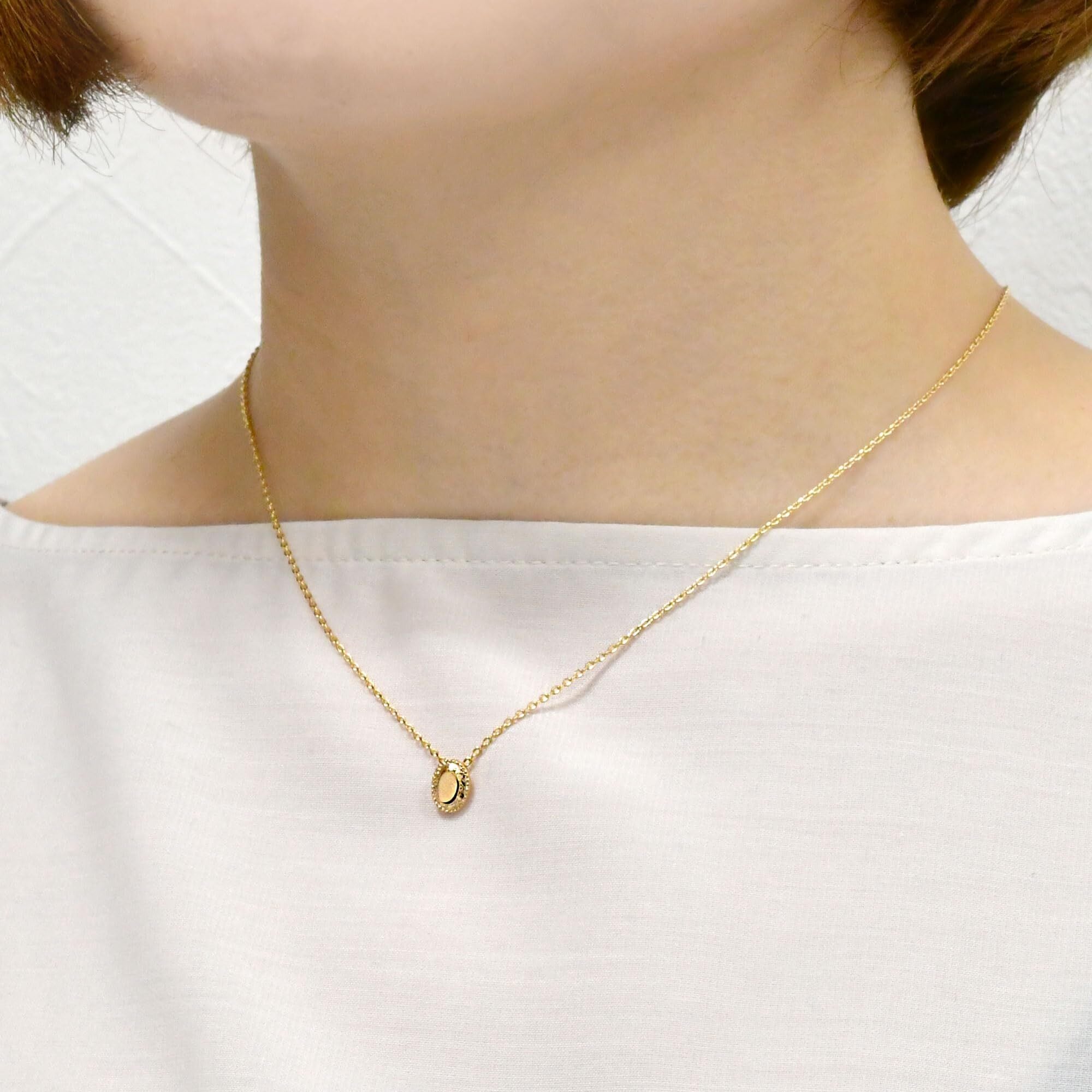 特価セール】[グロッセ] Petit Metal Oval ネックレス ゴールド