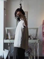 IKE BEHAR Pure Linen Open Collar Shirt