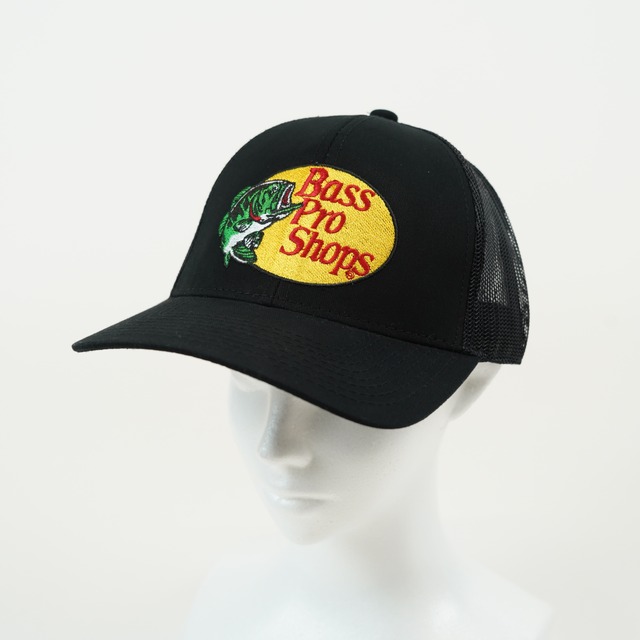 BASS PRO SHOPS /  Embroidered Mesh CAP / All Black