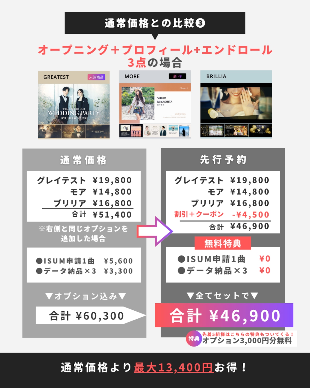 6/28(日)20時受付開始|6月先行予約|先着20組|8月9月10月挙式対象