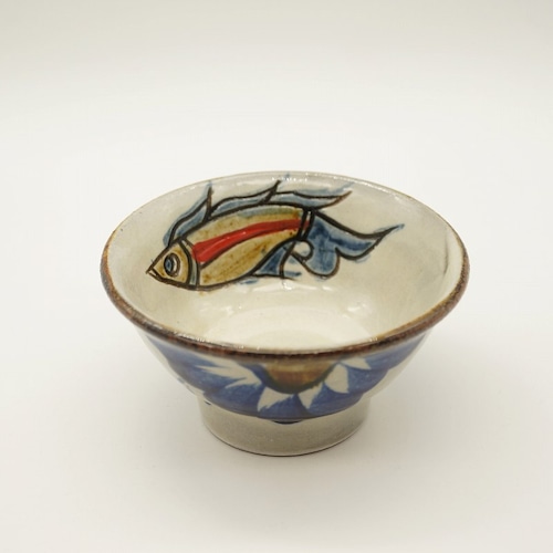 Ｙ様オーダー品　3.5寸マカイ　唐草（重ね）【金城陶器秀陶房】　