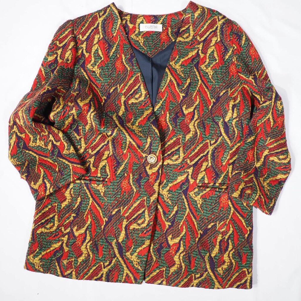 畝り-Furrow psychedelic color Embbossed Design jacket
