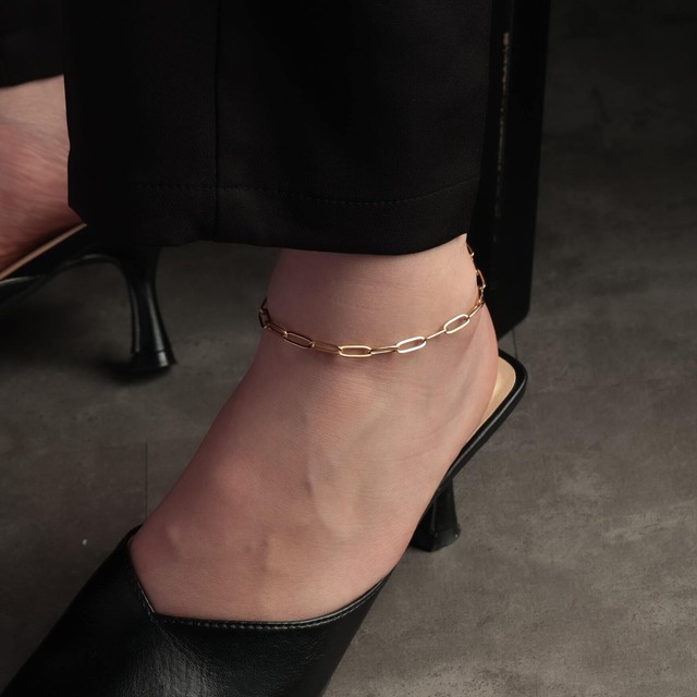 316L simple chain anklet  #a11