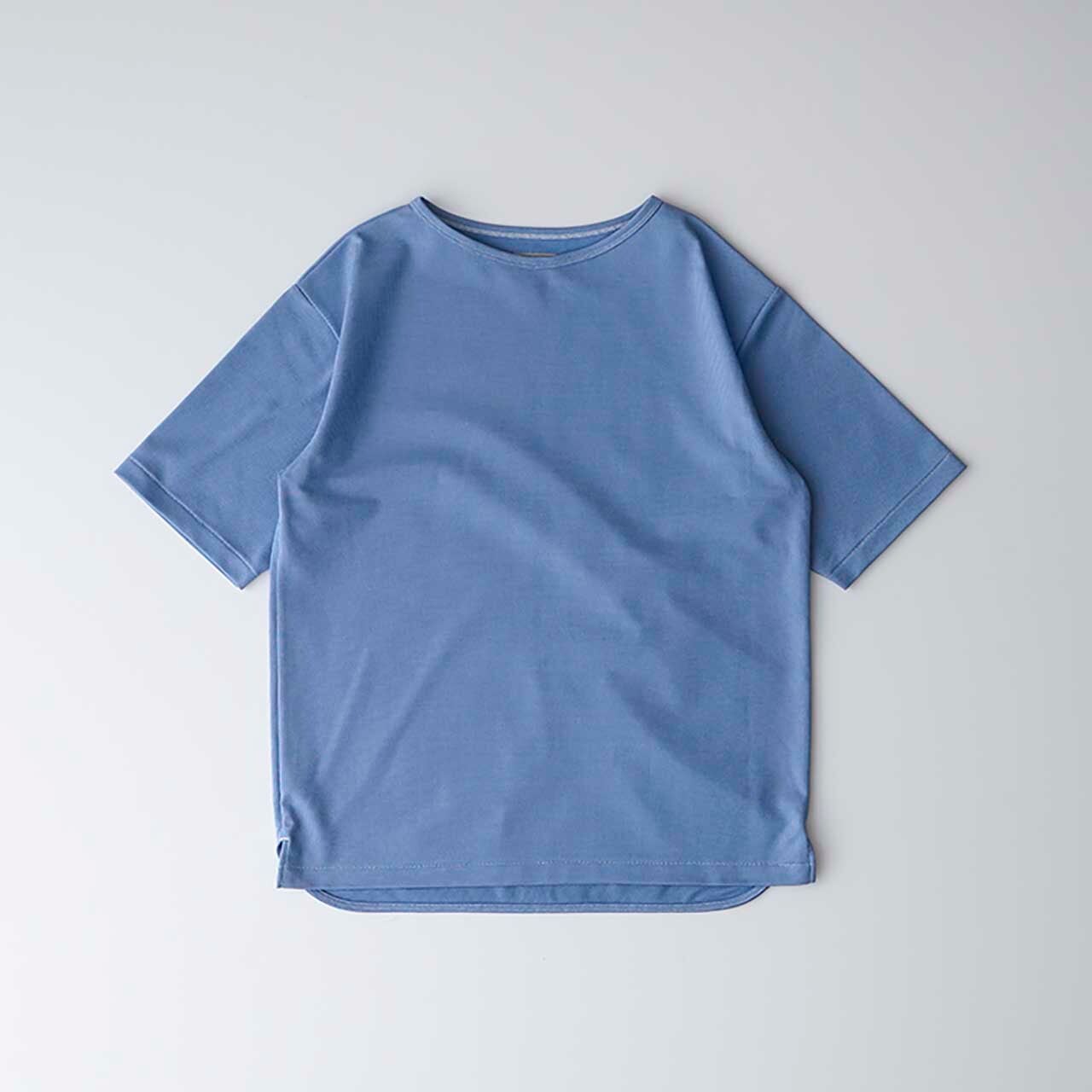 CURLY&Co./STRIPE SURFKNIT BOAT-NECK TEE