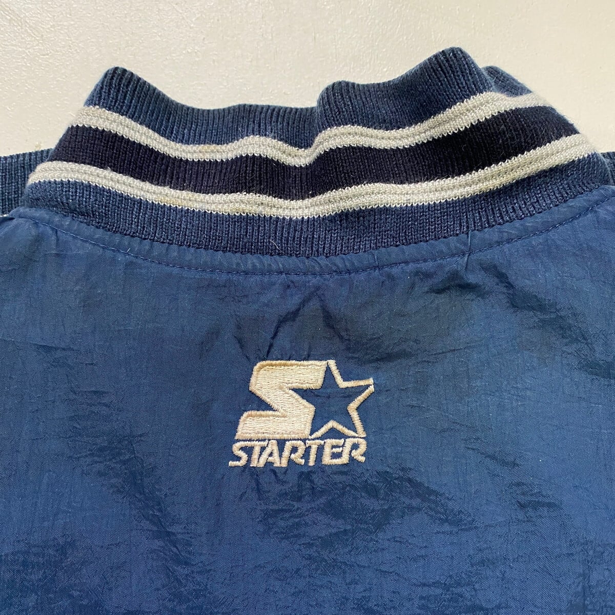 90年代 スターター 刺繍ロゴ ナイロンジャケット メンズL相当 古着