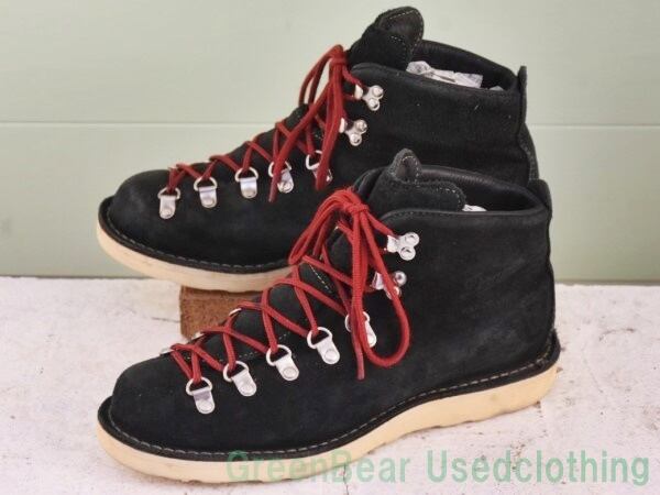 W336 USA製 ダナー DANNER ビンテージ マウンテンライト メンズブーツ スウェード 黒 8EE 26cm W336USA製ダナーDANNERビンテージマウンテンライト（メンズブーツ