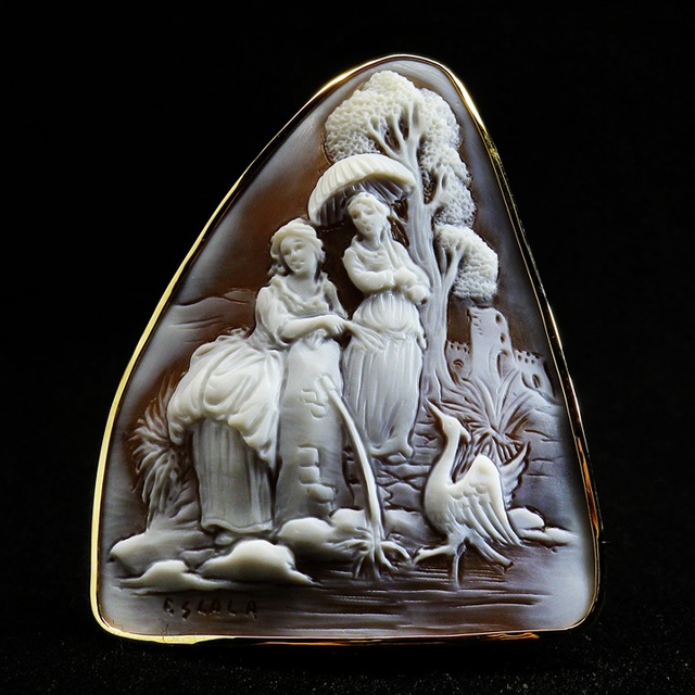 フランコ・スカーラ作 ”村はずれの待ち合わせ”