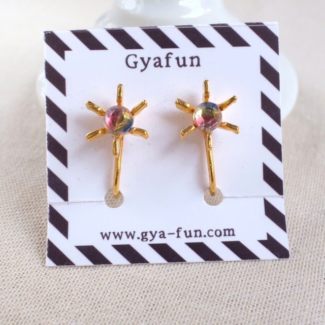 ◉【GYAFUN】イアリング「アイリス②」
