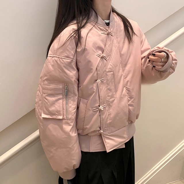 Thick Cotton Moto Baseball Jacket (CF100)