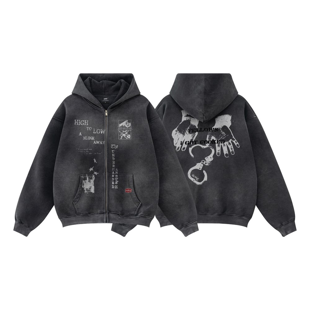 WSHOT Original Soul Handcuffs Zip Hoodie WS147 | wshot
