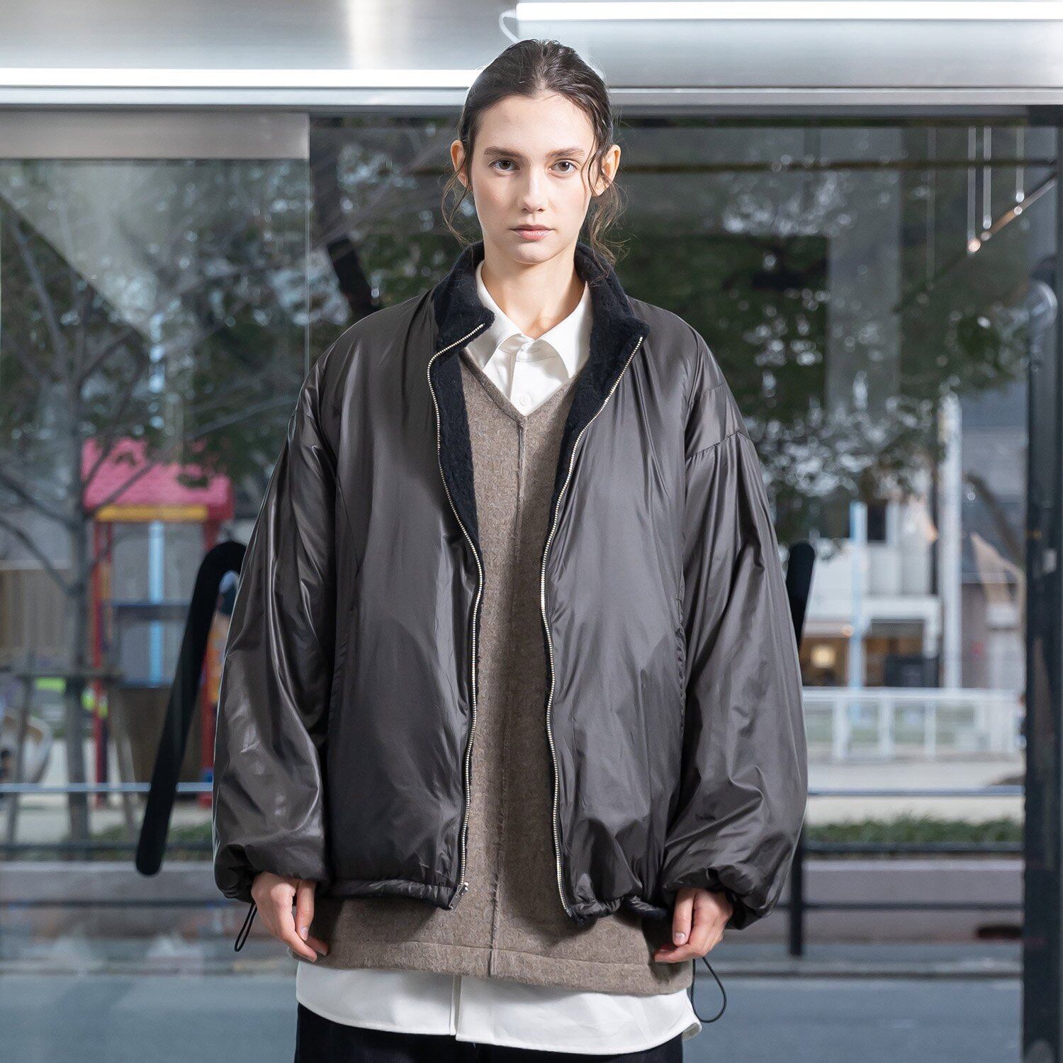 VOAAOV REVERSIBLE BOA BLOUSON(BLACK) VOBZ-K82 | IAAAM ONLINE STORE