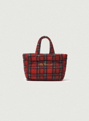[The Barnnet] Red Plaid Fleece Bag Mini 正規品 韓国ブランド 韓国通販 韓国代行 韓国ファッション ザ バーネット ザバーネット thebarnnet 日本 店舗