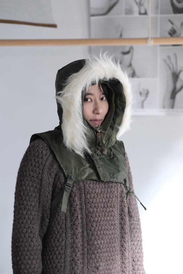 70's- -vintage- "usnavy" "A-1 HOOD VEST" "d.stock"